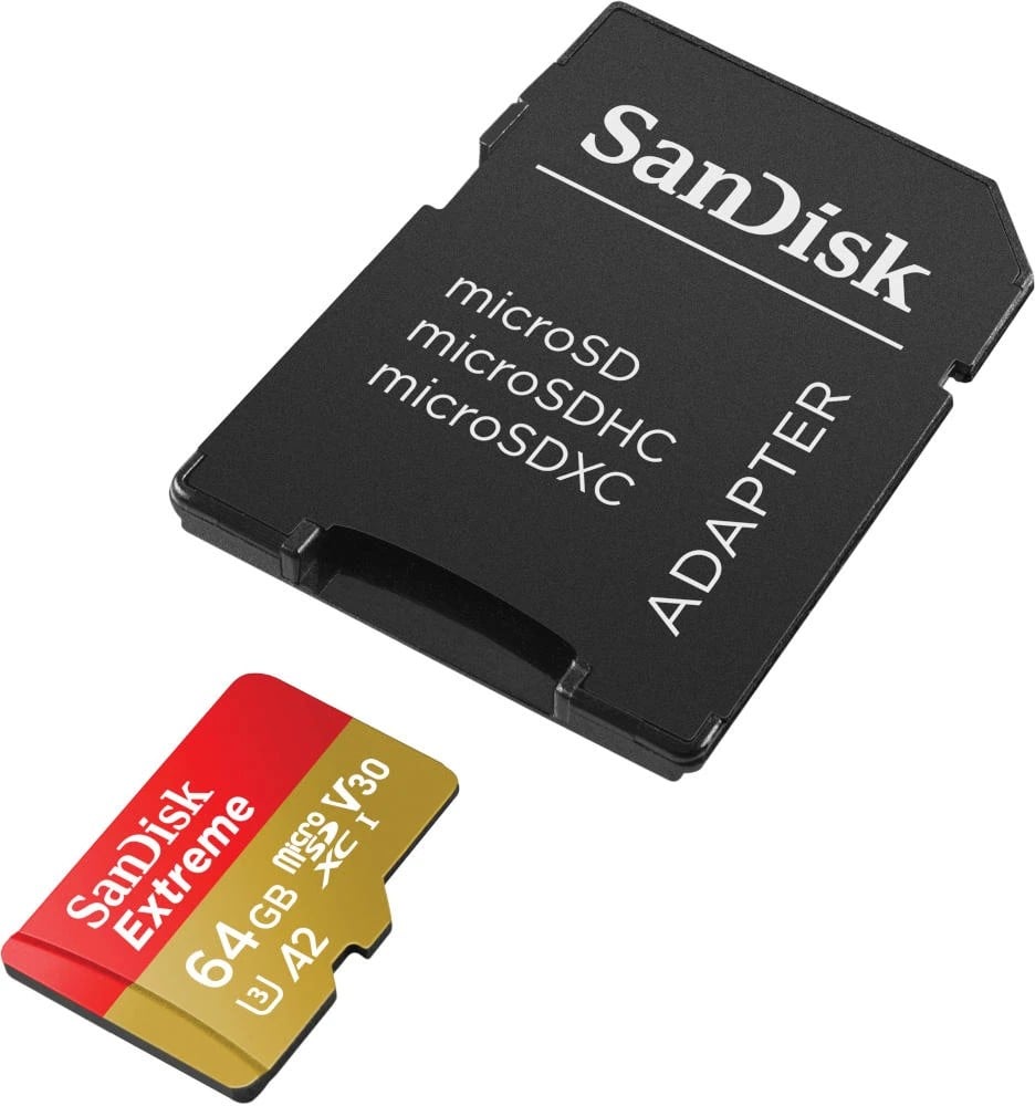 Ext microSDXC 64GB Action Cam+SD 170MB/s