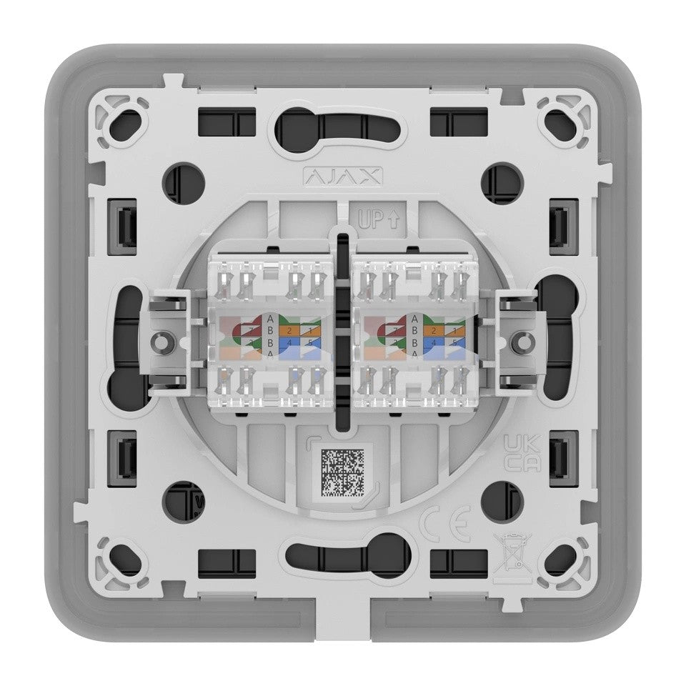 Ajax Systems 126188.317.BL SoloCover (LAN) - noir