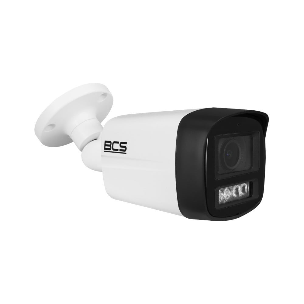 BCS BCS-L-TIP14FCL5-Ai1 Caméra tubulaire IP 4MP avec technologie NightColor 2.0 et microphone
