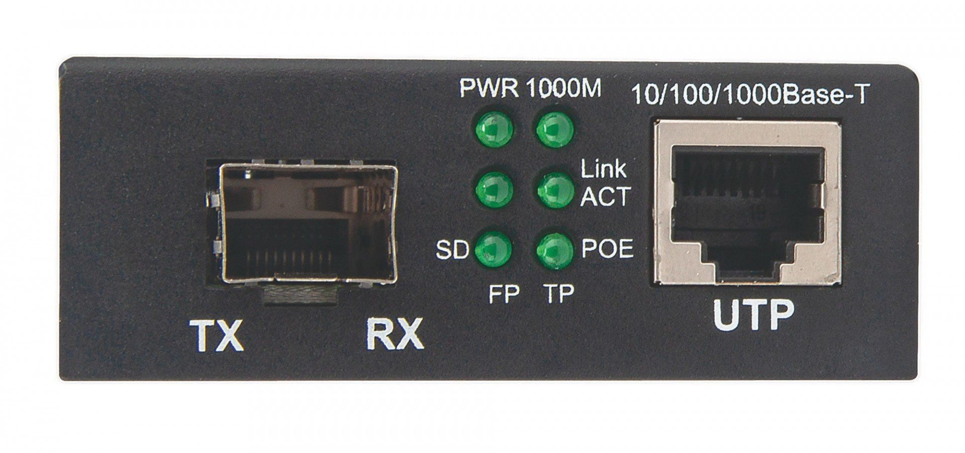 Intellinet 508216 convertisseur de support réseau 1000 Mbit/s Noir