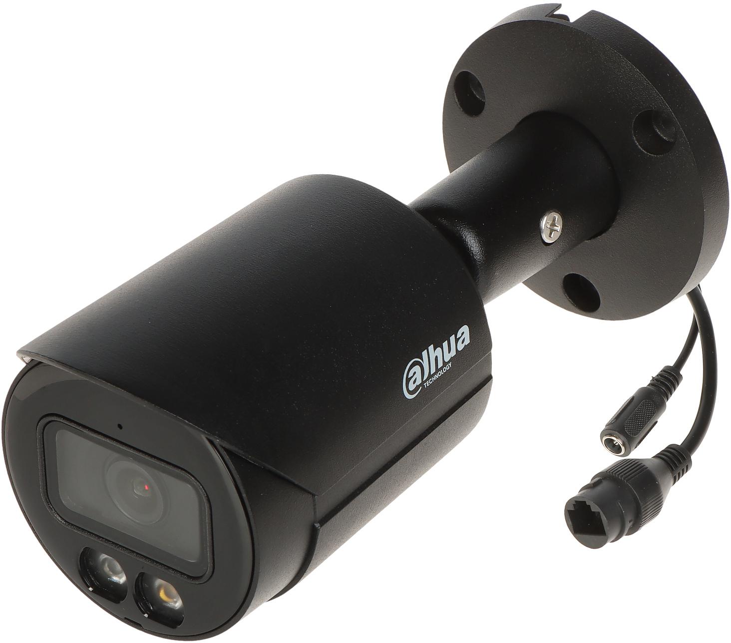 Dahua IPC-HFW2449S-S-IL-0280B-BLACK Caméra réseau WizSense a objectif fixe a double lumiere intelligente 4MP