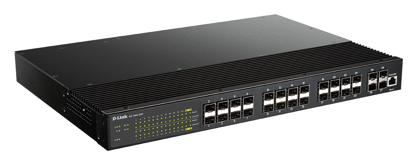 24 Ports SFP 4 Port 10G SFP+Single AC
