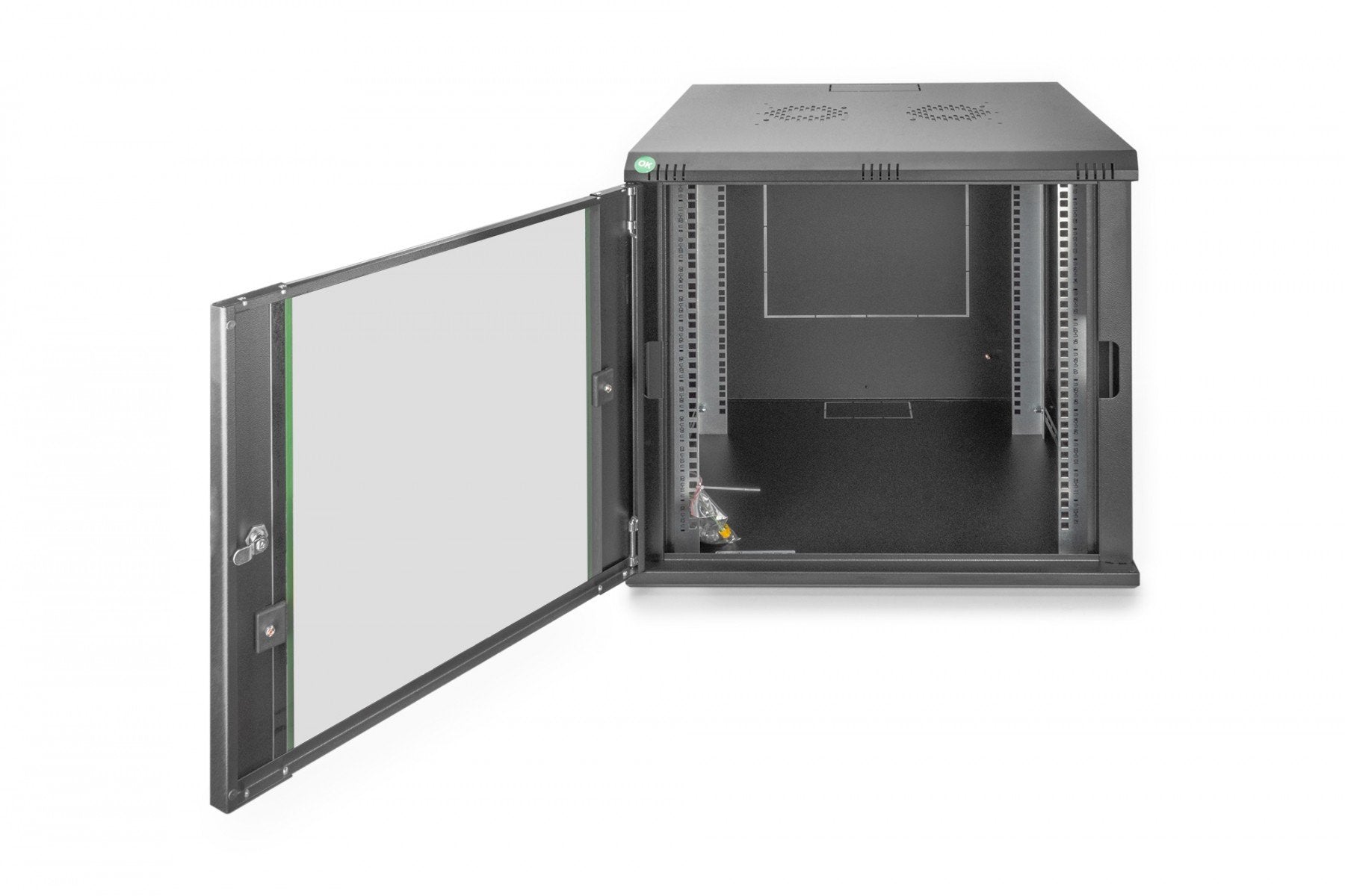 Digitus DN-19 09U-6/6-EC-SW étagere 9U Rack monté sur le mur Noir