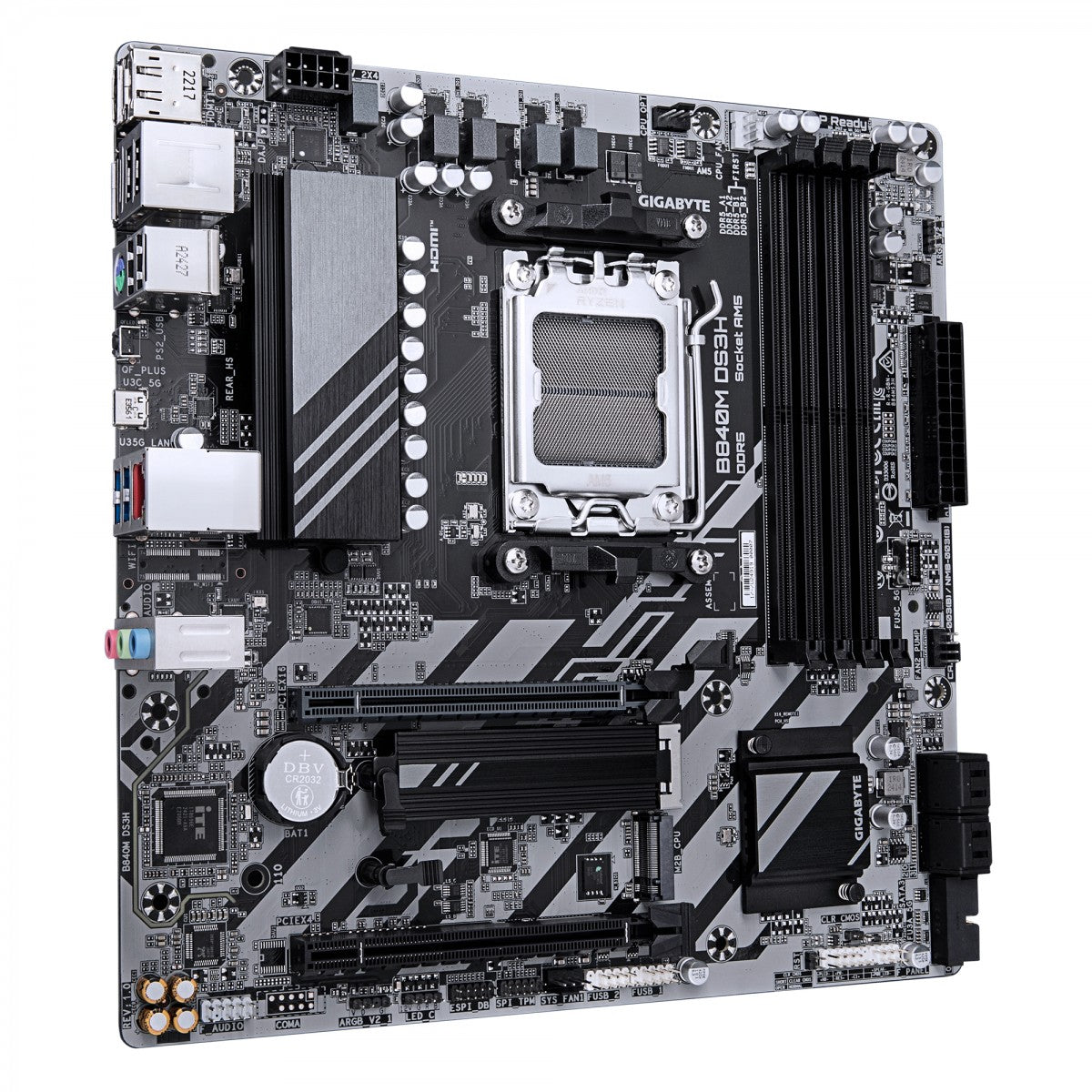 GIGABYTE B840M DS3H carte mere AMD B840 Emplacement AM5 micro ATX