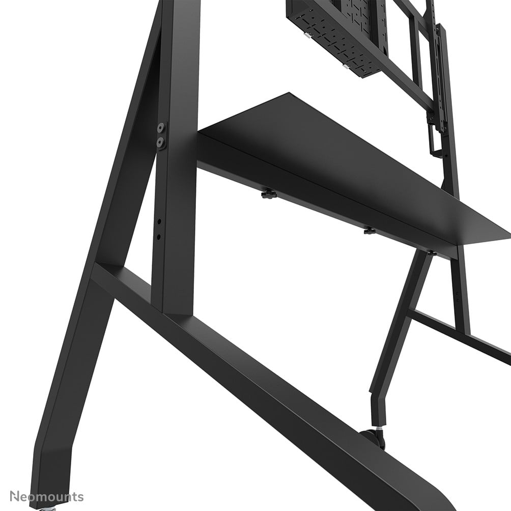 NEOMOUNTS FL50-575BL1 Support au sol mobile pour écran 65-110p - étagère multimédia incluse - installation rapide - TÌV
