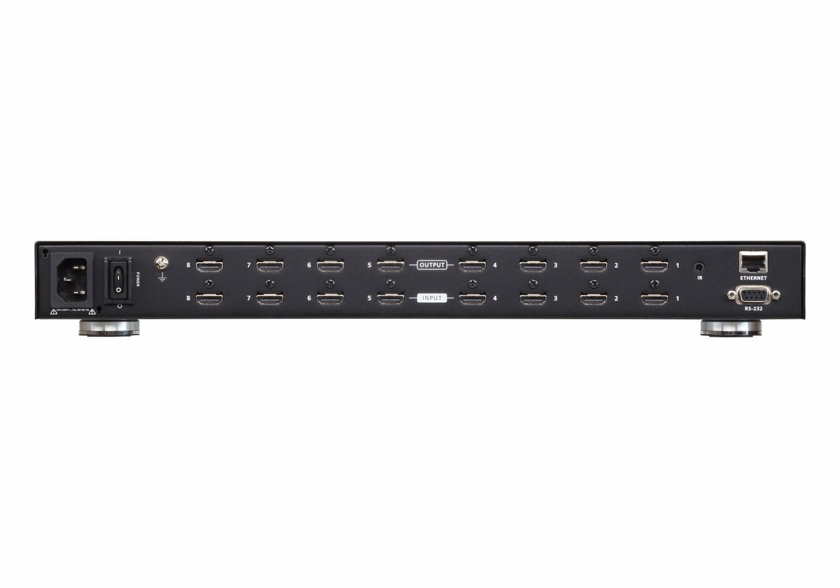 ATEN VM0808HB-AT-G commutateur de matrice Commutateur de matrice AV Écran integré 38,1 W