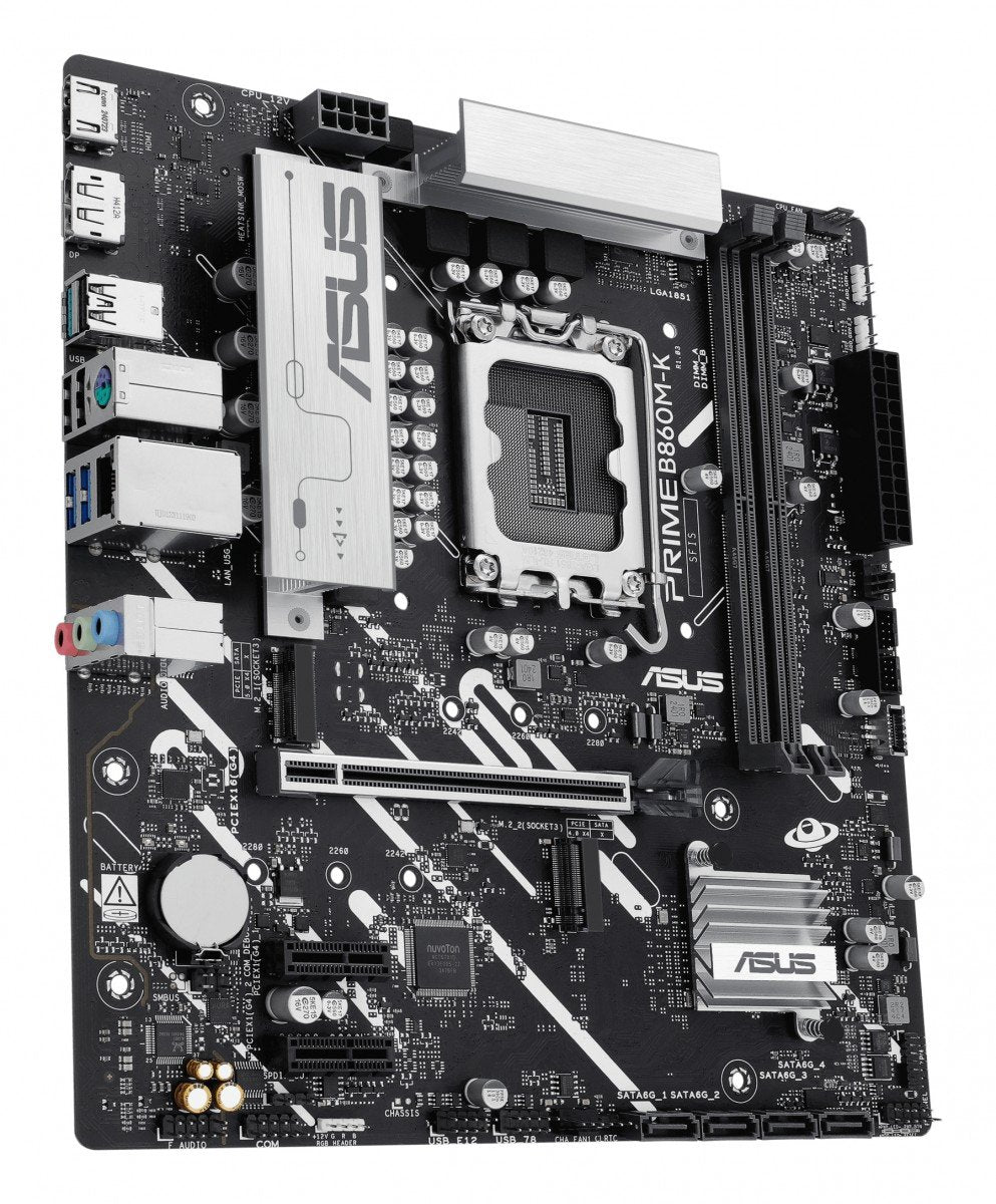 ASUS PRIME B860M-K LGA1851 DDR5 mATX MB 1xHDMI 1xDP 2xM.2 4xSATA