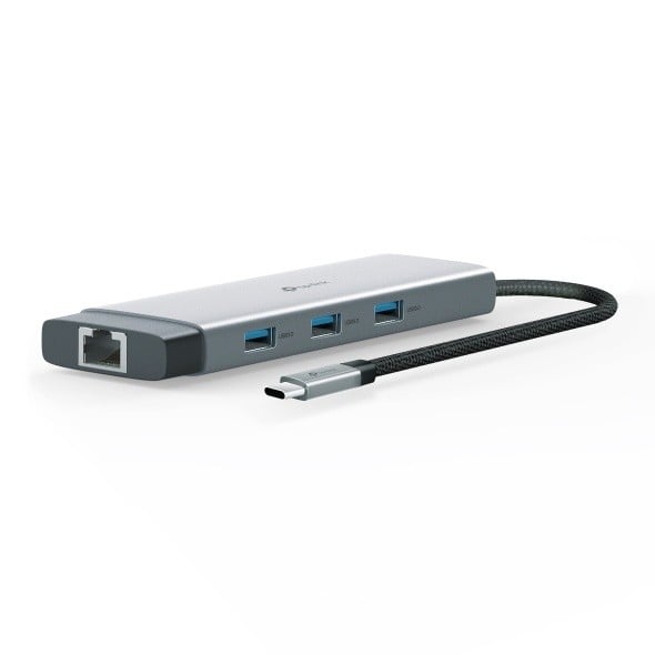 TP-LINK USB Type-C 9-Port Hub 1x USB-C Connector 1x HDMI 4K 60Hz Port 1x USB-C PD 100W Port 1x RJ45 1000Mbps Port