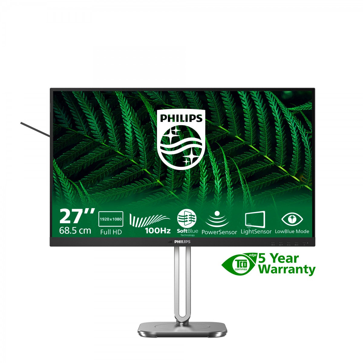 PHILIPS 27B2G5200/00 Ecran 27p FHD LED 16:9 IPS 75Hz D-SUB HDMI 1.4 DP 1.2