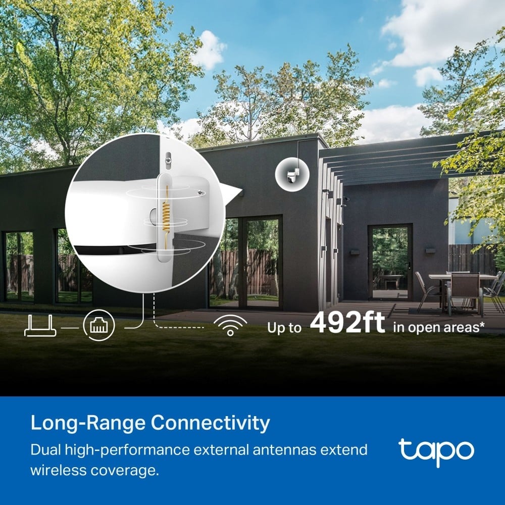 TP-LINK Outdoor Pan/Tilt Security Wi-Fi Camera