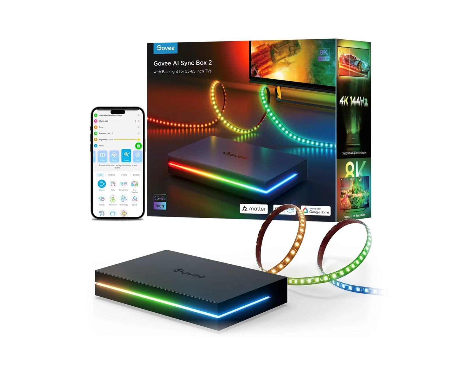 Govee H8604 | Boîte de synchronisation intelligente AI 2