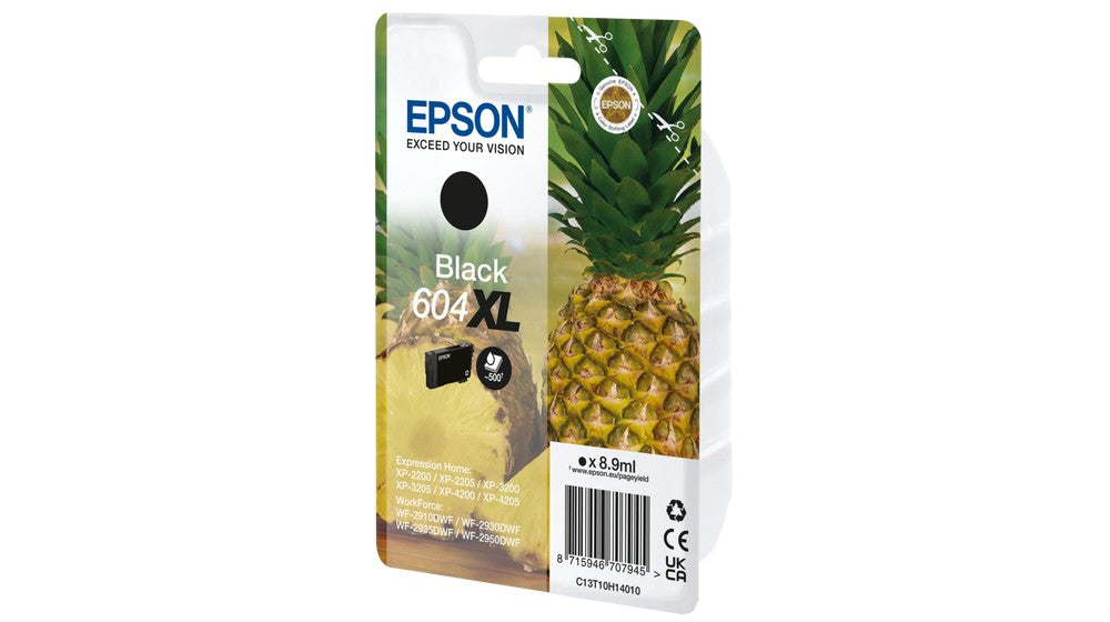 EPSON 4LB Singlepack Black 604XL Ink