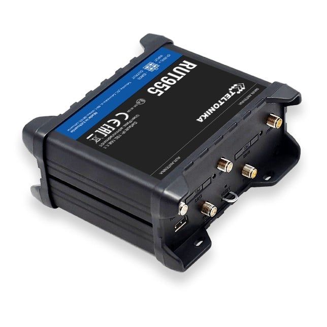 Teltonika RUT955 routeur sans fil Fast Ethernet Monobande (2,4 GHz) 4G Noir