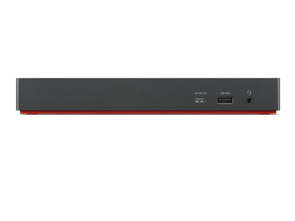Lenovo 40B00300DK station d'accueil Avec fil Thunderbolt 4 Noir, Rouge