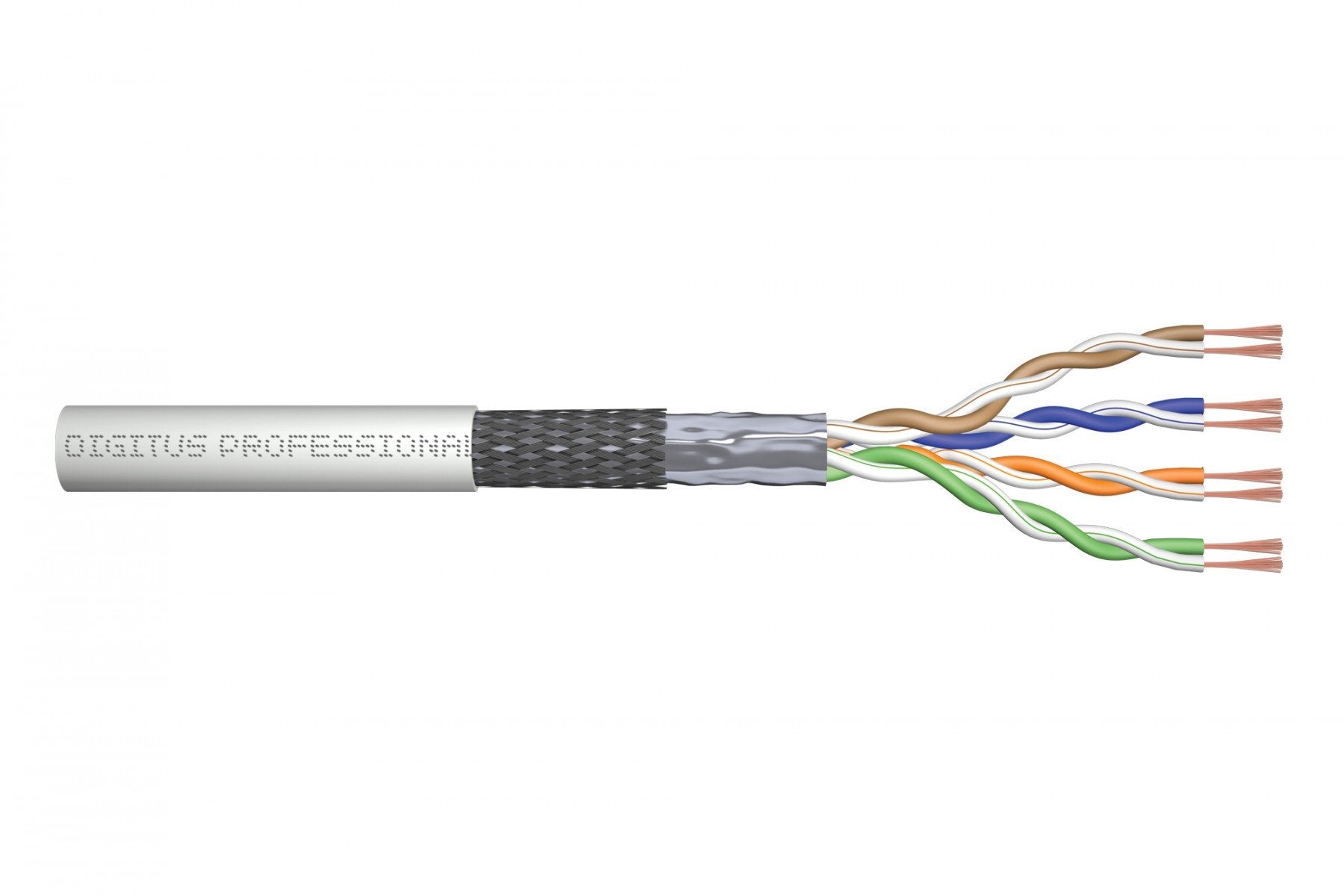 Digitus DK-1531-P-1-1 câble de réseau Gris 100 m Cat5e SF/UTP (S-FTP)