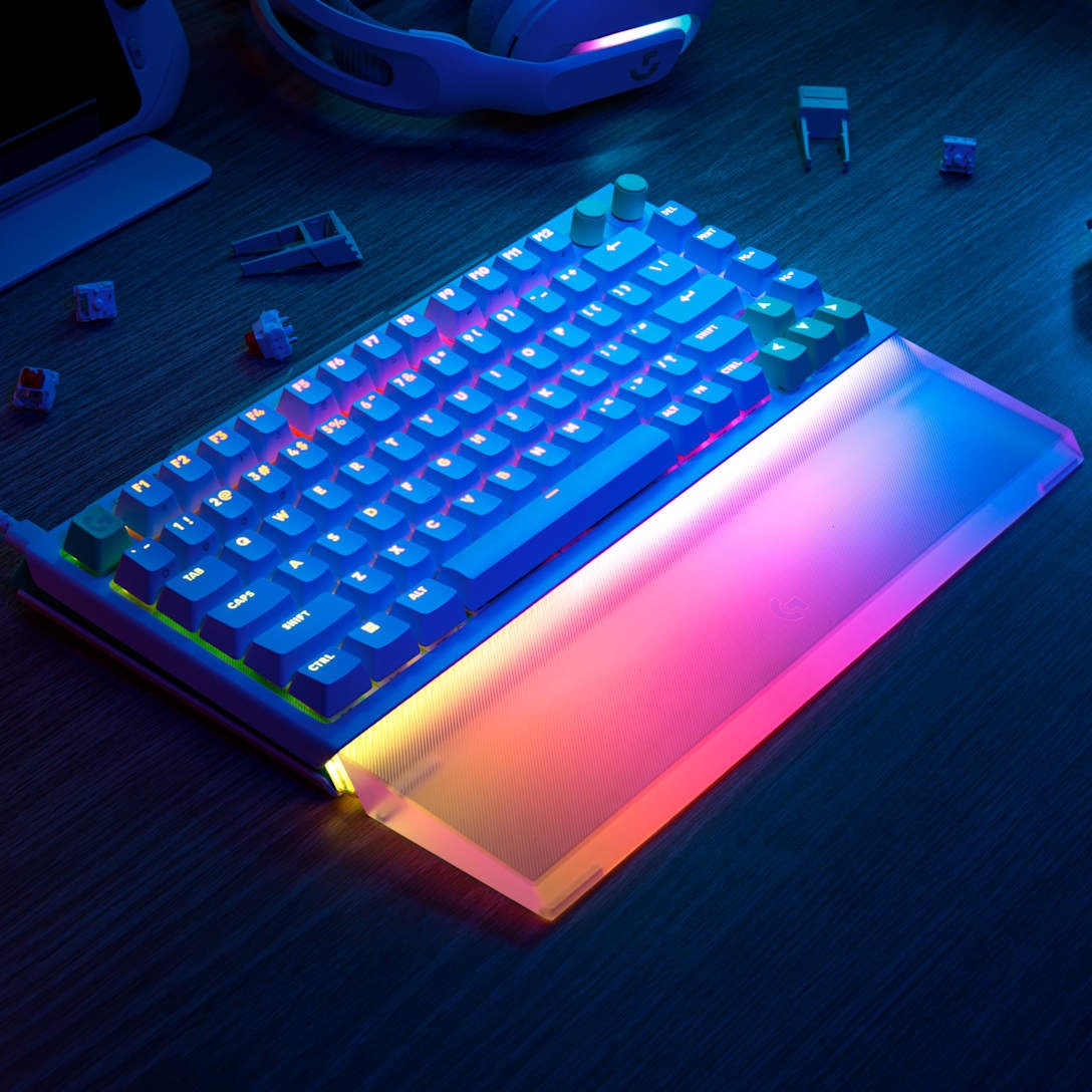 LOGITECH G512 X PALM REST 75 - TRANSPARENT