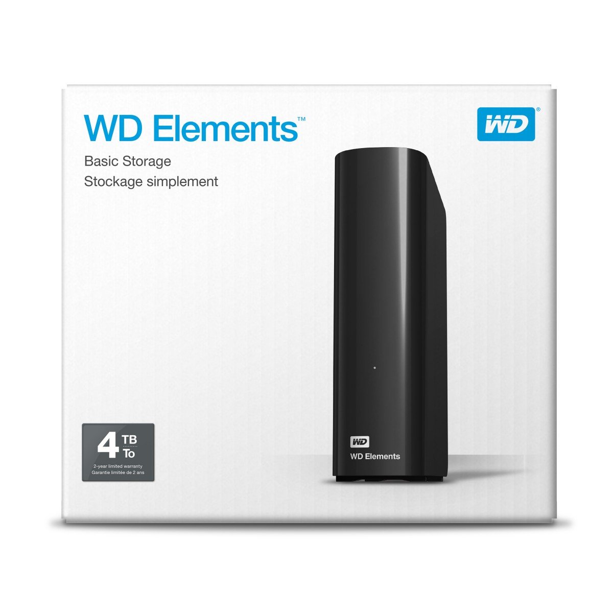 WD Elements 4TB HDD USB3.0 3,5inch RTL extern RoHS compliant black