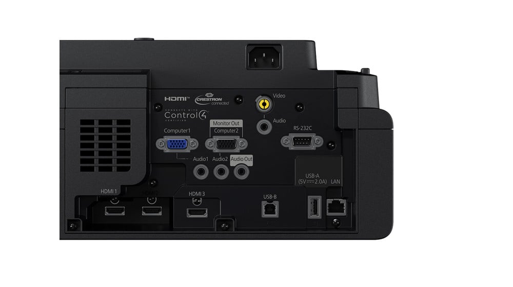 EPSON EB-775F Projector 1080p 4100Lm projection ratio 0.25 - 0.35:1 Over 2.500.000:1 16W speaker