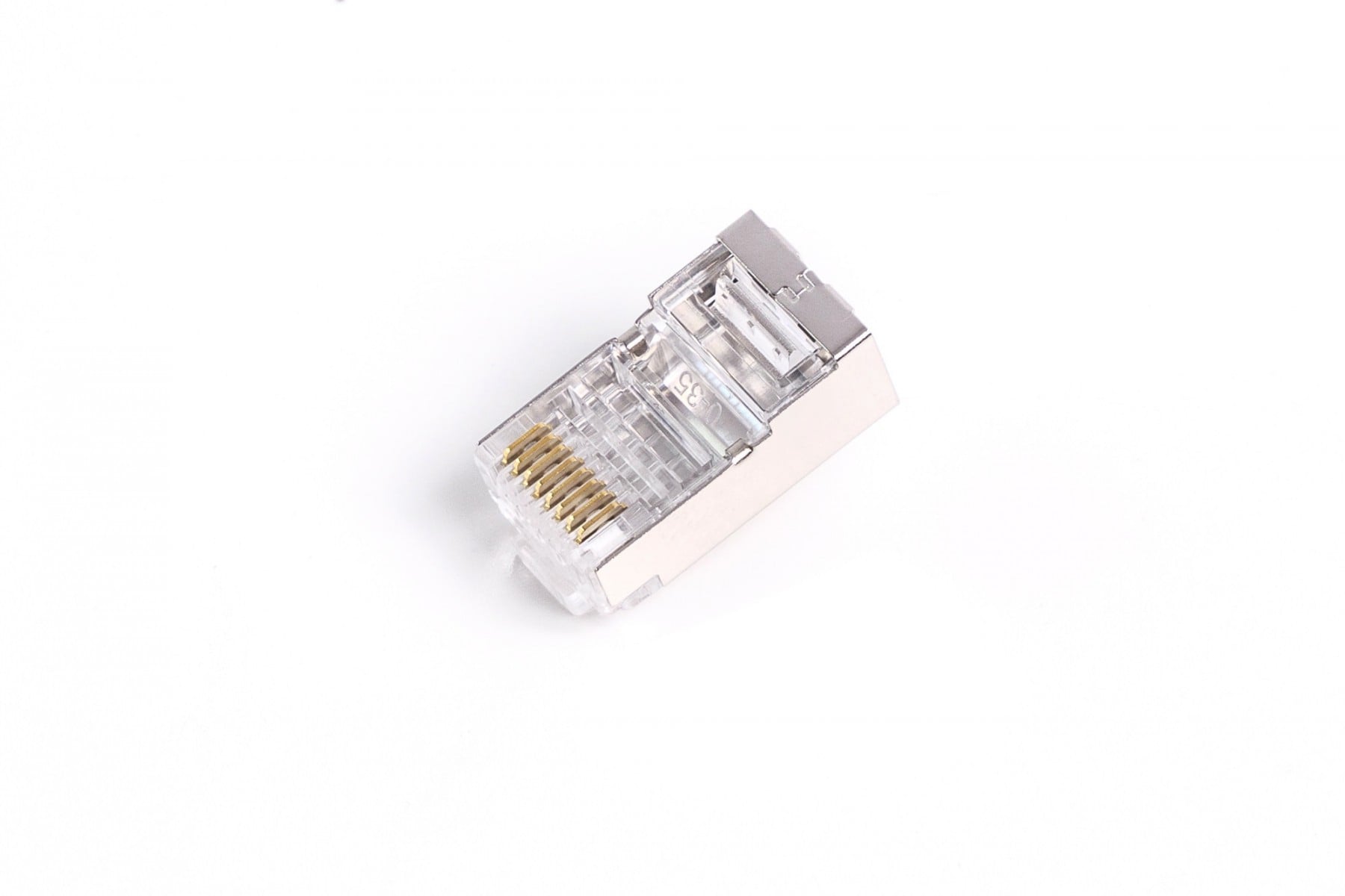 Assmann RJ45 Modularstecker Katze. 6 geschirmt 8P8C X-ML-6F-IMP
