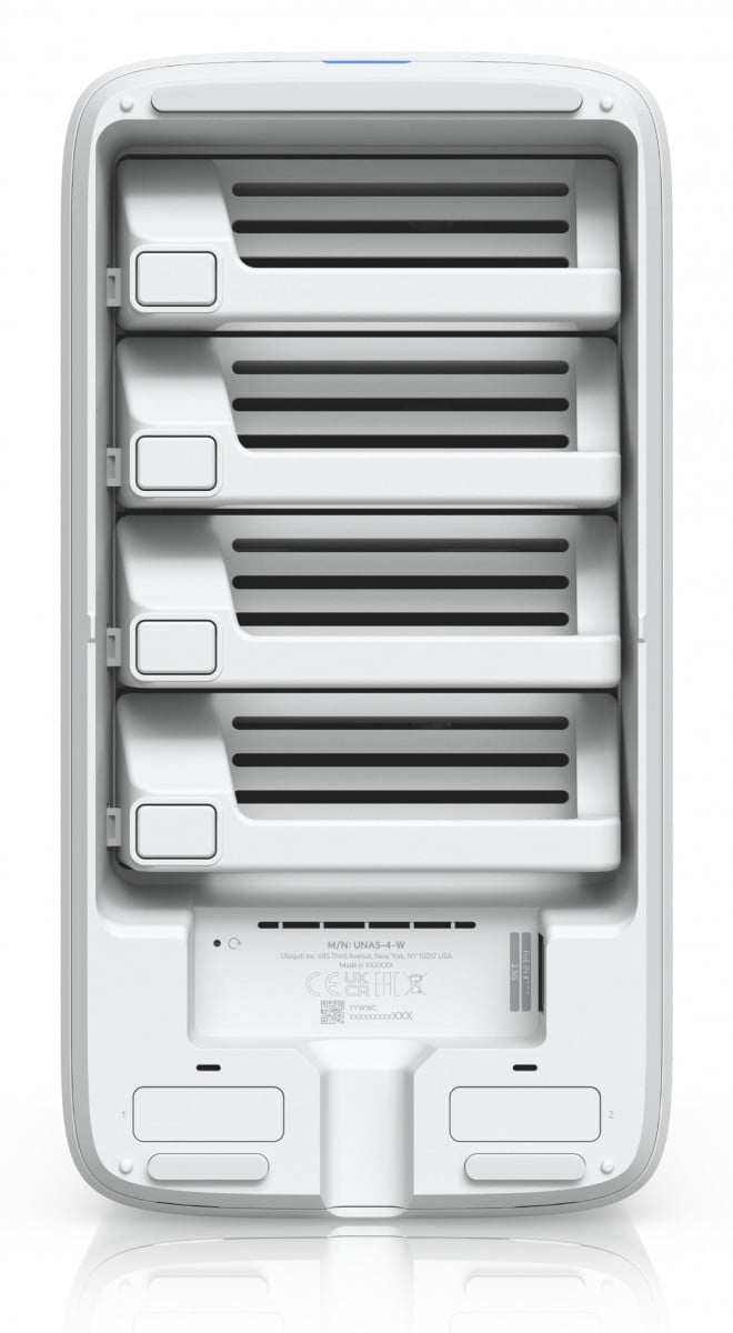 Ubiquiti UNAS 4 NAS Bureau Cortex-A Cortex-A57 4 Go Blanc