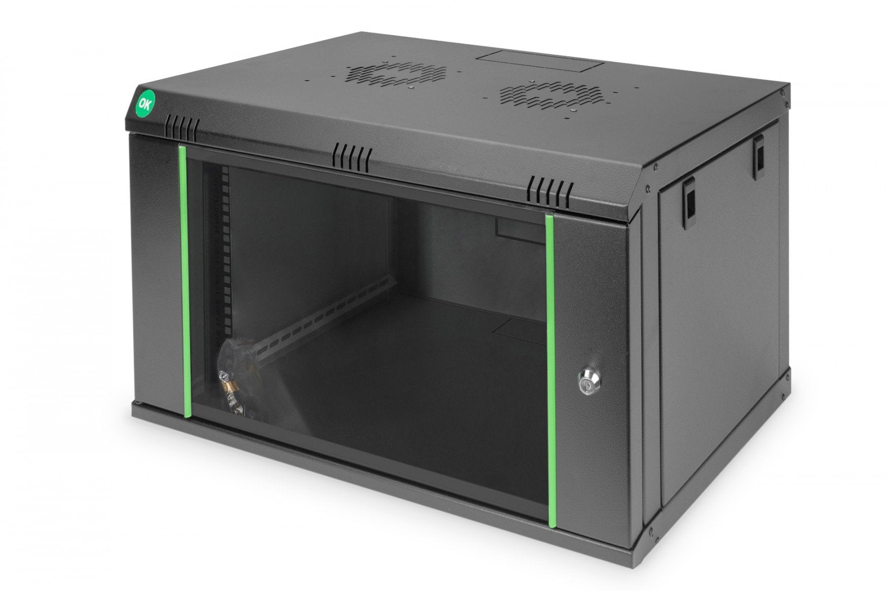 Digitus DN-19 07-U-EC-SW étagere 7U Rack monté sur le mur Noir