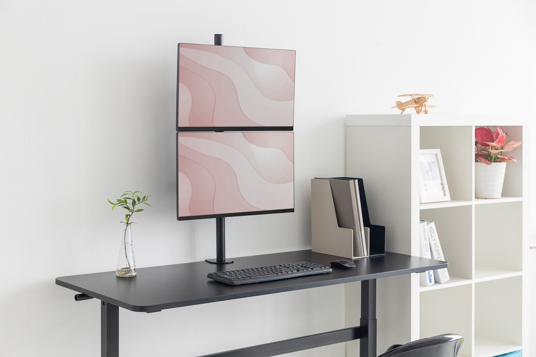 "Digitus DA-90438 support d'écran plat pour bureau 81,3 cm (32"") Noir"