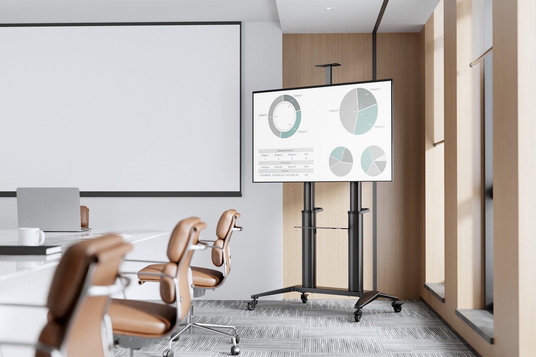 "Digitus DA-90452 support pour téléviseur 3,05 m (120"") Noir"