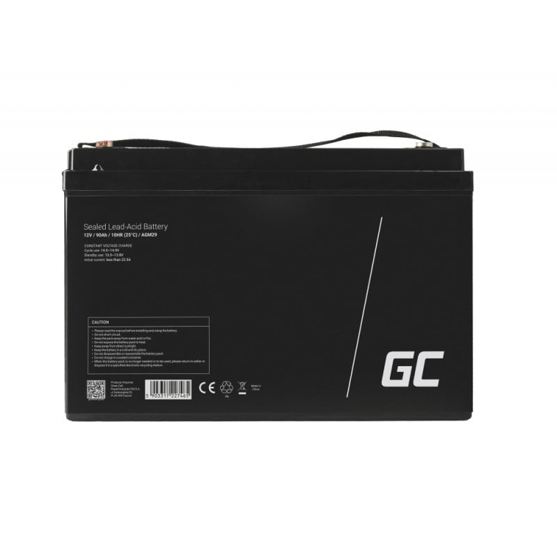 Green Cell AGM29 Batterie de l'onduleur Sealed Lead Acid (VRLA) 12 V 90 Ah