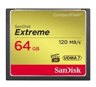 Extreme CF 120MB/s 85MB/s UDMA7 64GB