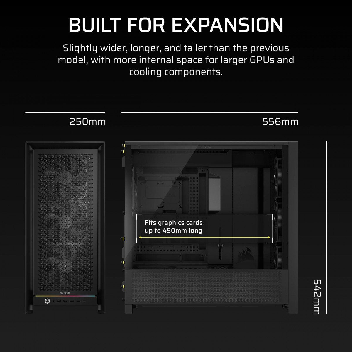 Corsair FRAME 5000D RS Midi Tower Noir