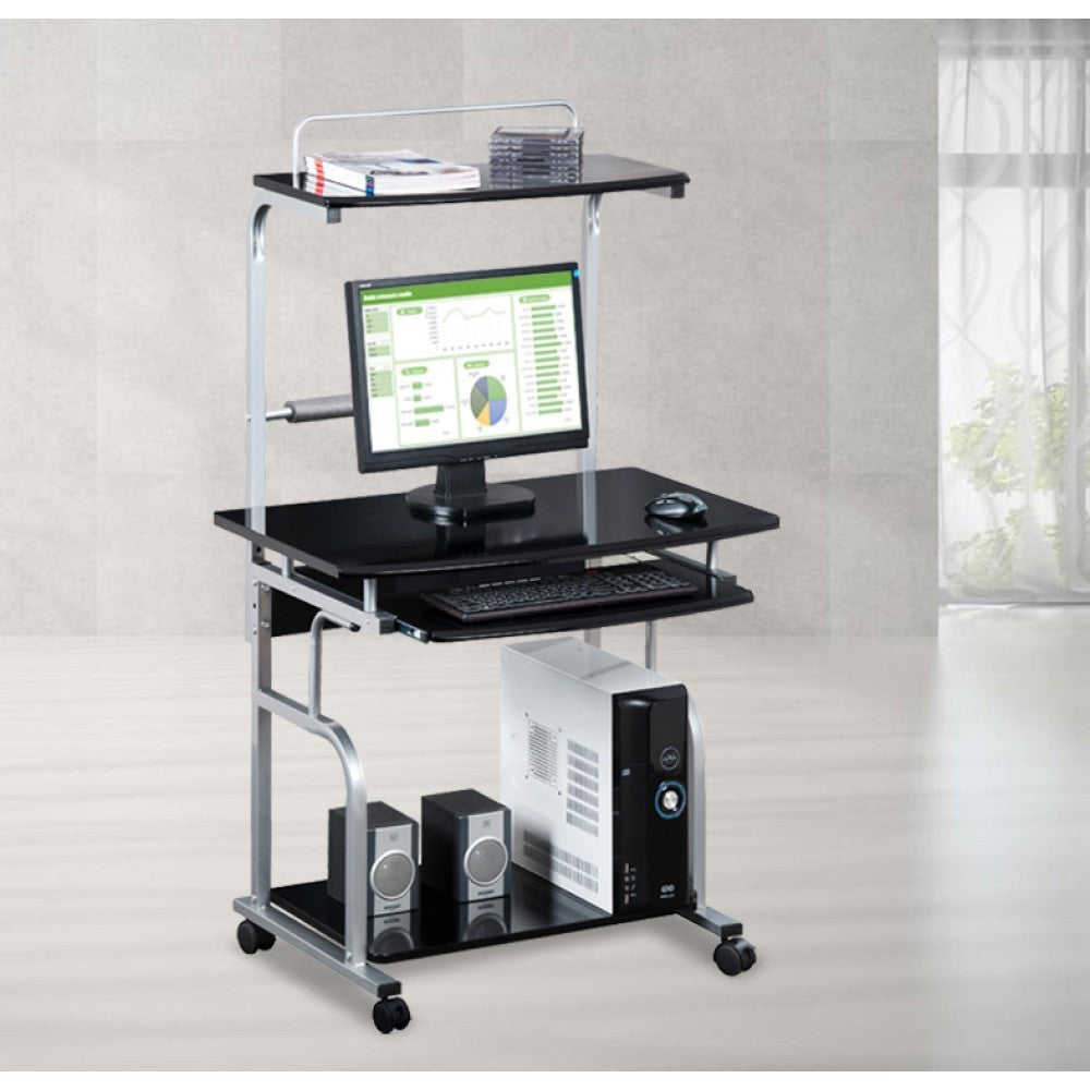 Techly ICA-TB 7800BK Bureau d'ordinateur