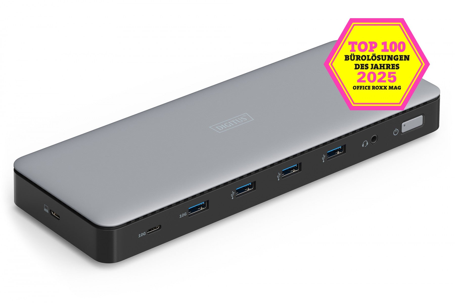 Station d'accueil USB-C 13 ports, max. 4K/60Hz avec HDR, HDMI, DP, max. 3 moniteurs (MST), USB-C 3.2 Gen 2, Ethernet Gigabit (max. 2.5G), Audio, DC 150W