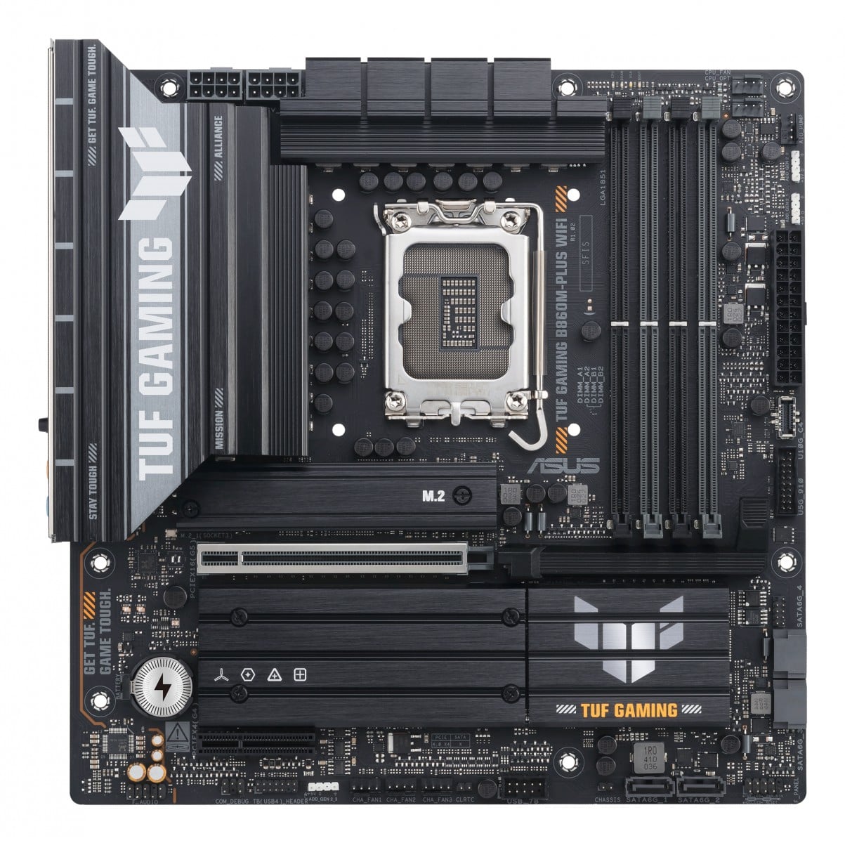 ASUS TUF GAMING B860M-PLUS WIFI LGA1851 DDR5 micro ATX MB DDR5 1xHDMI 1xDP 3xM.2 4xSATA