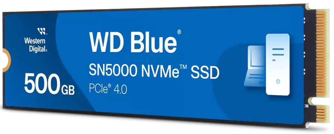 WD SSD Blue SN5000 500GB PCIe Gen4 NVMe