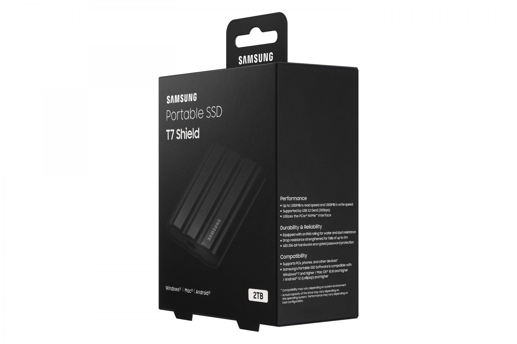 Samsung T7 Shield 2 TB Black