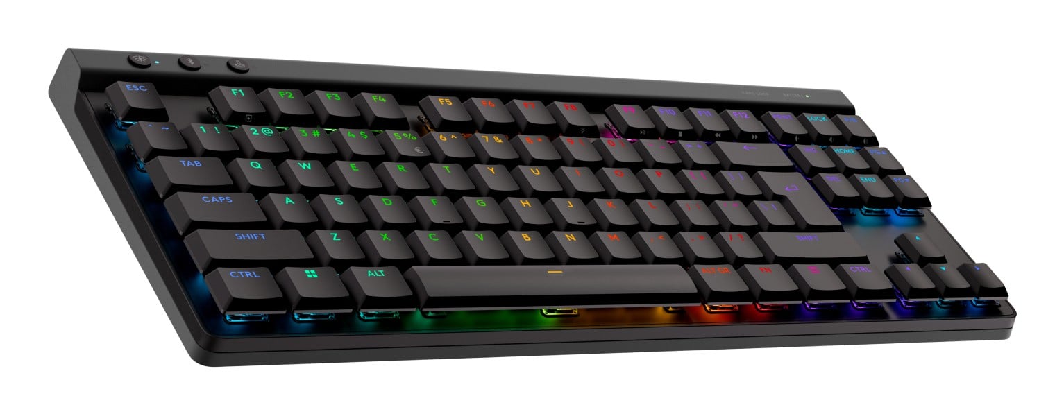 Logitech G G515 Lightspeed TKL clavier Gaming RF sans fil + Bluetooth QWERTY US International Noir