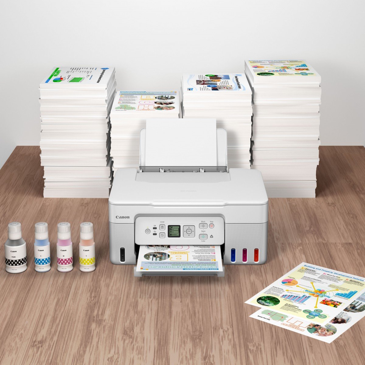 CANON PIXMA G3571 color inkjet MFP Wi-Fi Print Copy Scan Fax Cloud 11ipm mono 6ipm colour
