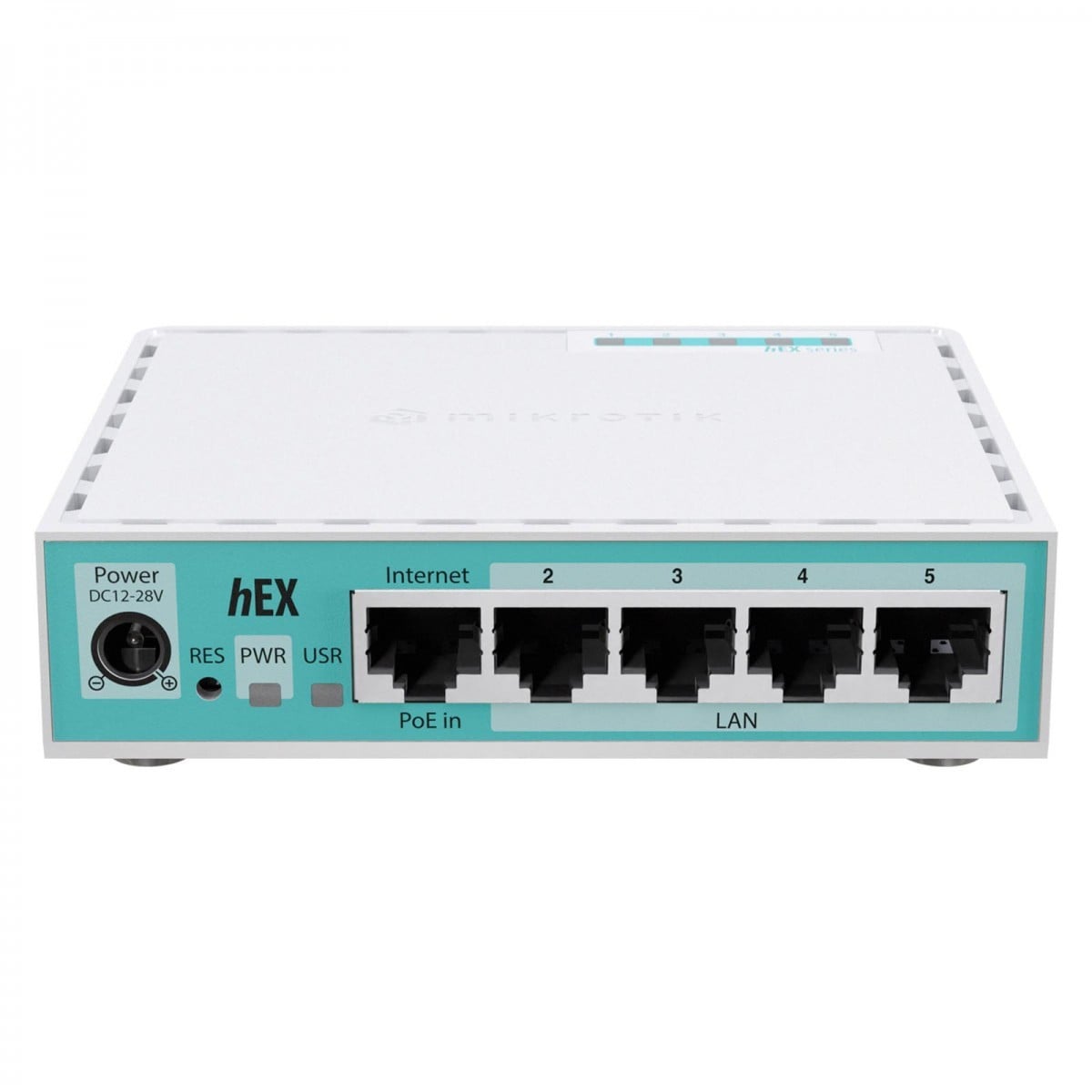 Mikrotik hEX Routeur connecté Gigabit Ethernet Blanc
