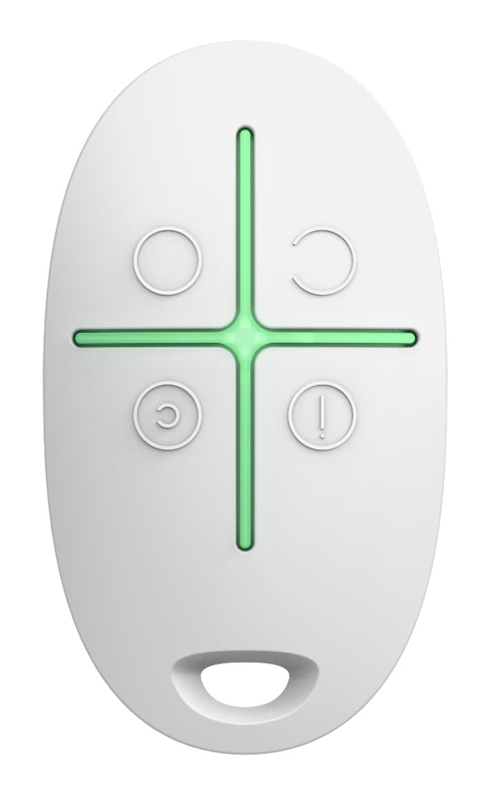 Ajax Systems 38166.04.WH1 Télécommande SpaceControl - blanc