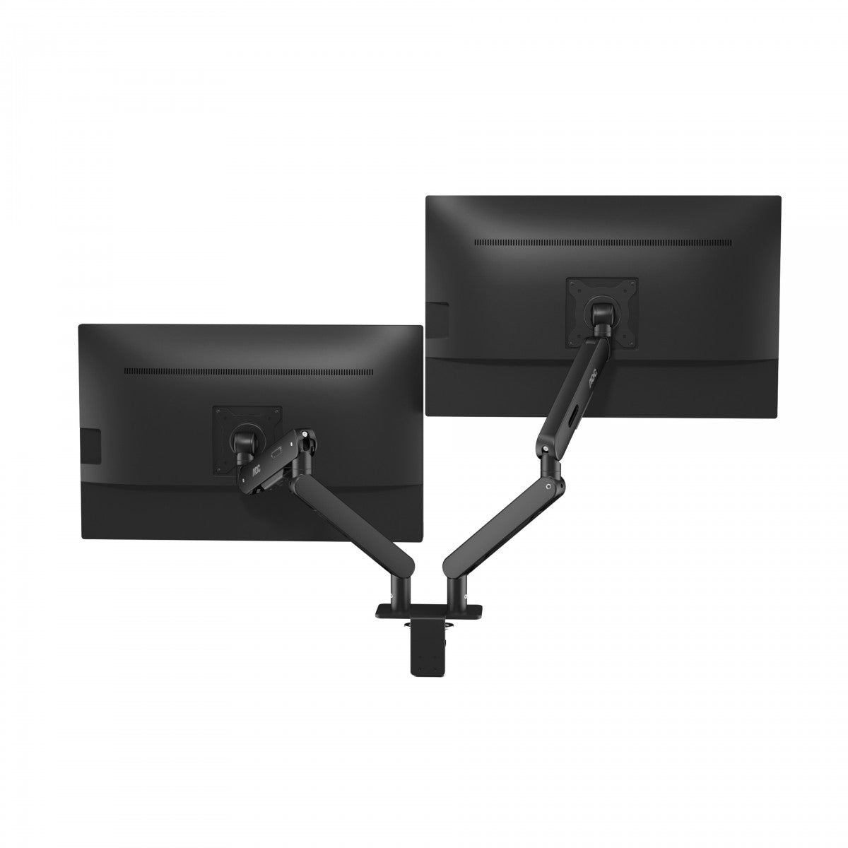 AOC AM420 bras pour - pour 2 écrans LCD / plasma - pour bureau - alliage d'aluminium - noir - Taille d'écran :17"-34"