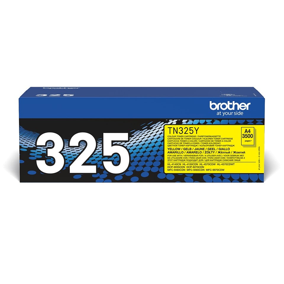 BROTHER TN-325 cartouche de toner jaune capacité standard 3.500 pages pack de 1