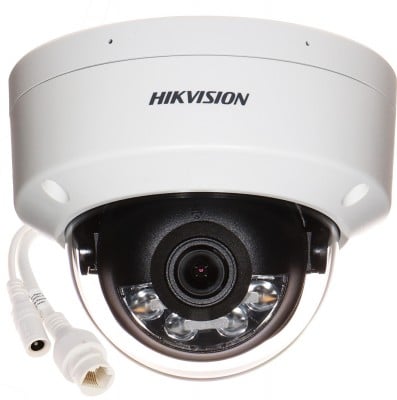 Hikvision DS-2CD1143G2-LIU 2.8mm PL 4 MP Caméra Réseau Dôme Fixe a Lumiere Hybride Intelligente (interface polonaise uniquement)