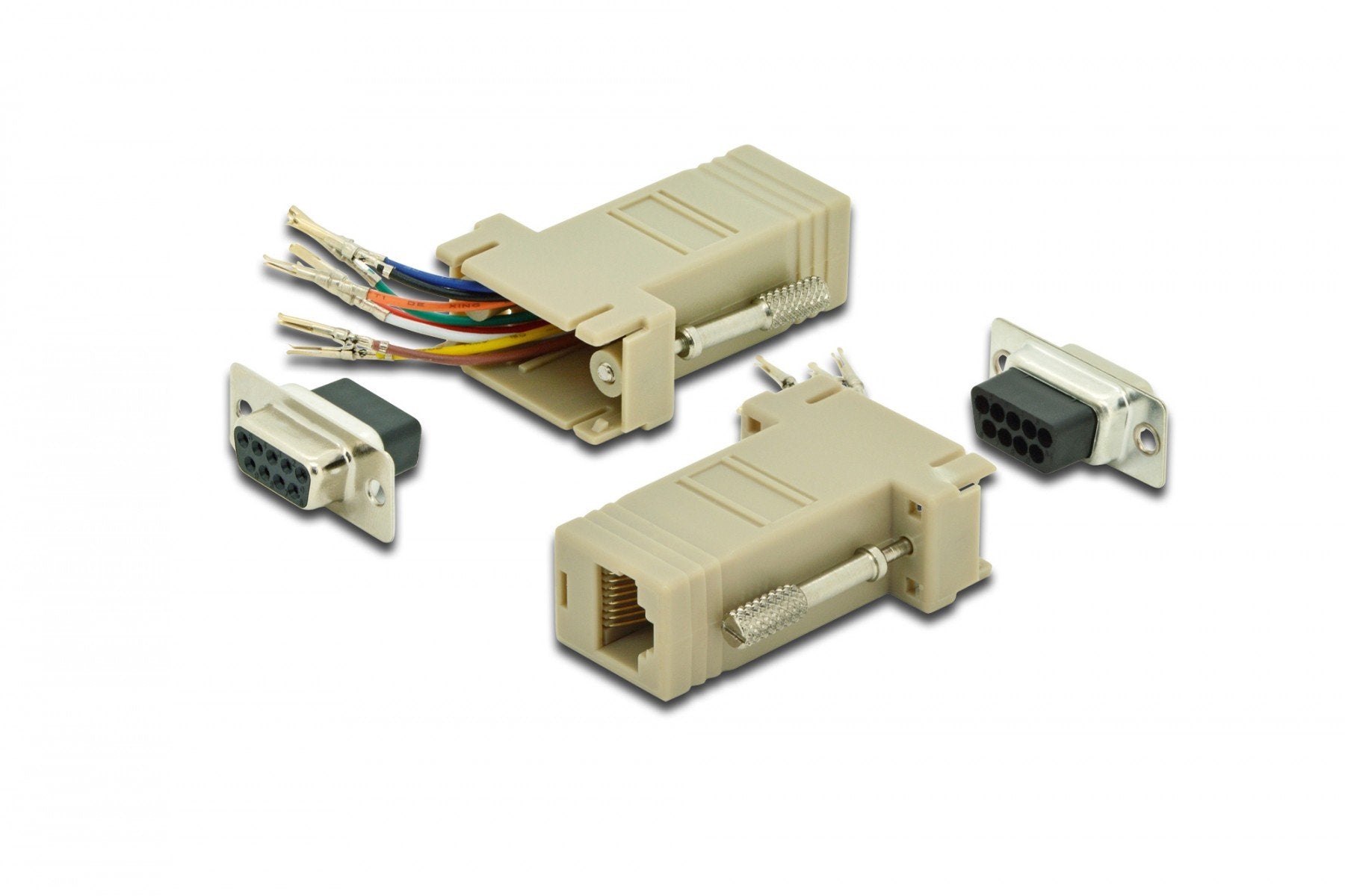 Digitus AK-610516-000-I changeur de genre de câble D-Sub Gris