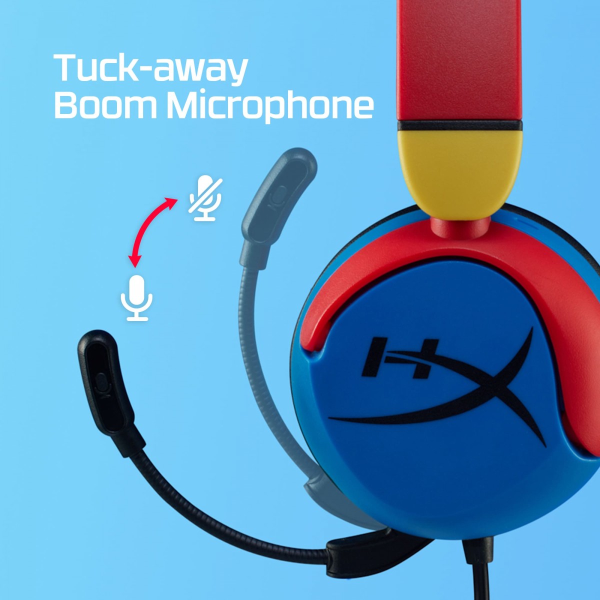 Casque sans fil HyperX Cloud Mini avec microphone, multicolore
