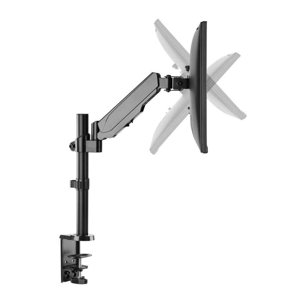 "Support de bureau a ressort a gaz Techly ICA-LCD 515B pour moniteurs LCD de 17 a 32"", 8 kg"