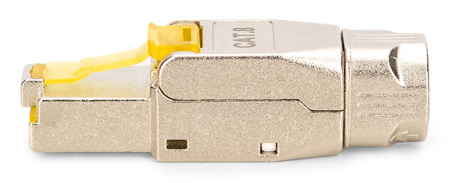 Connecteur modulaire RJ45 cat.8.1, PoE++, 25/40GbE, blindé, vissable, sans outil, AWG 26-22