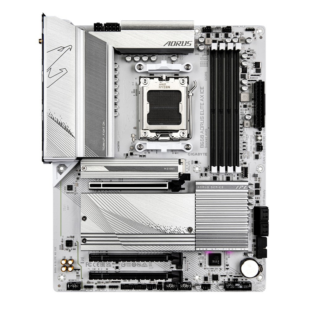 GIGABYTE B650 AORUS ELITE AX ICE carte mere AMD B650 Emplacement AM5 ATX