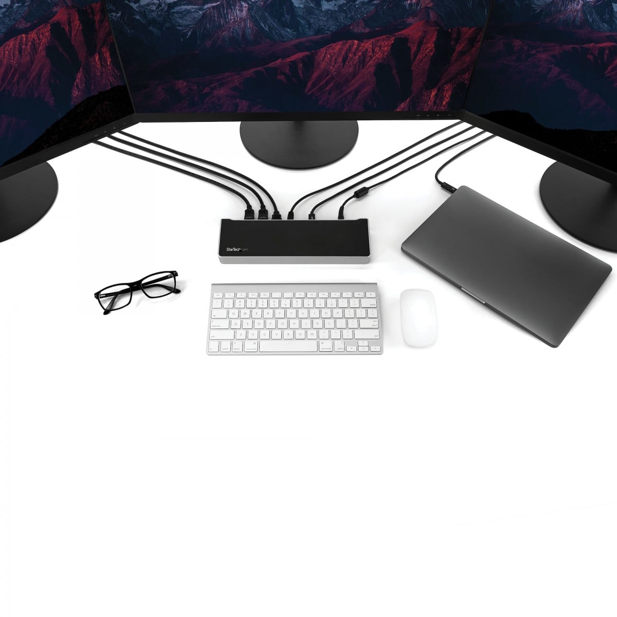 USB-C Dock - Triple 4K Monitor - 100W PD