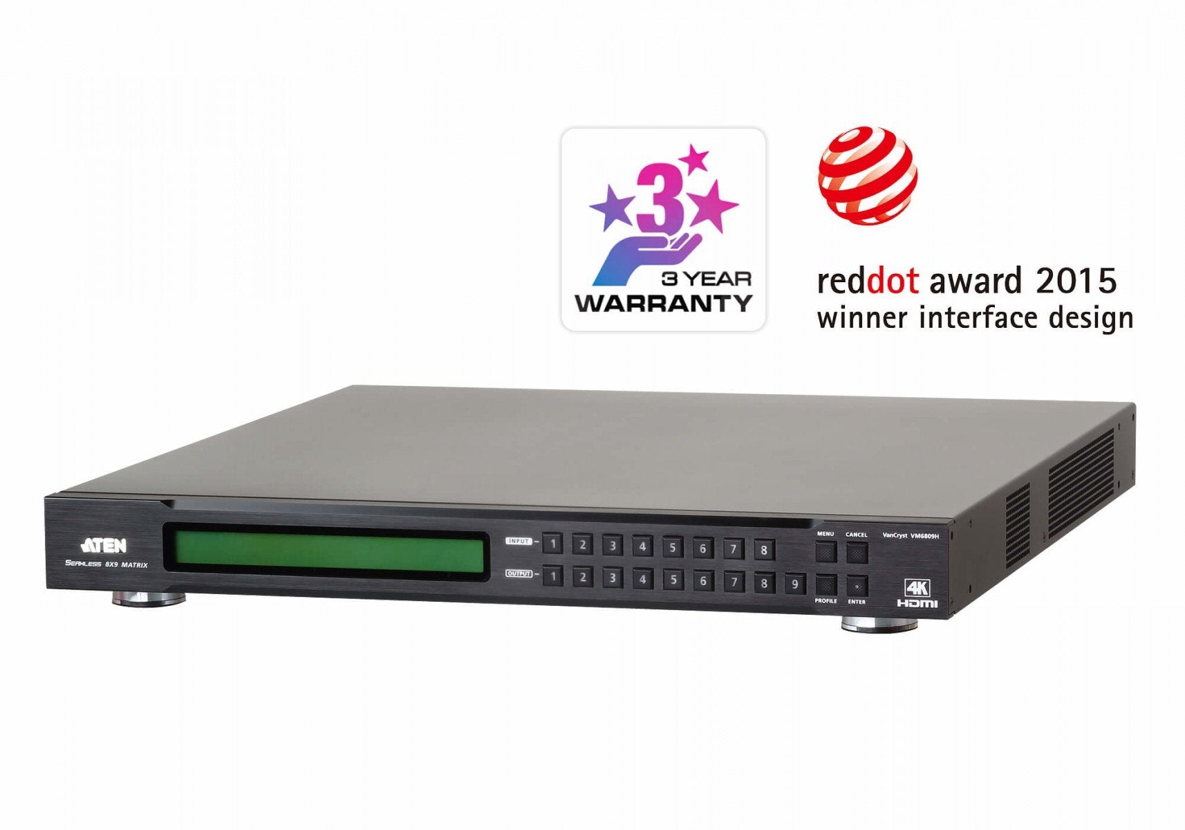 ATEN VM6809H matrice HDMI 4K  8 x 9 avec scaler