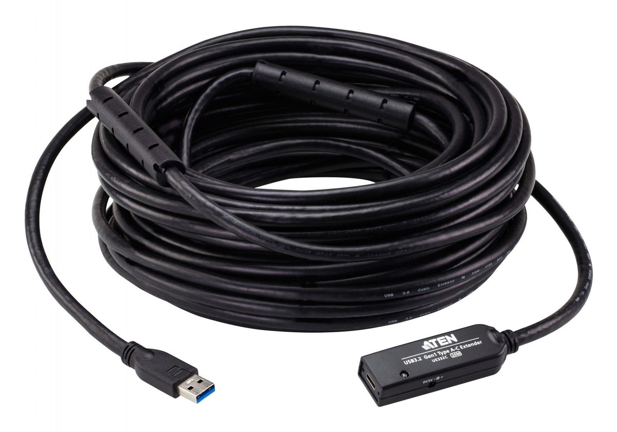 ATEN UE332C-AT-G câble USB USB 3.2 Gen 1 (3.1 Gen 1) USB A USB C 5 Gbit/s Noir